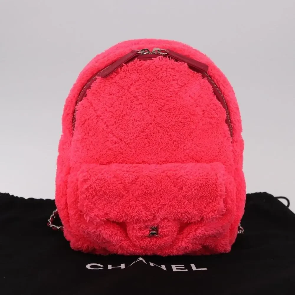 Chanel Matelasse Chain Backpack Pink